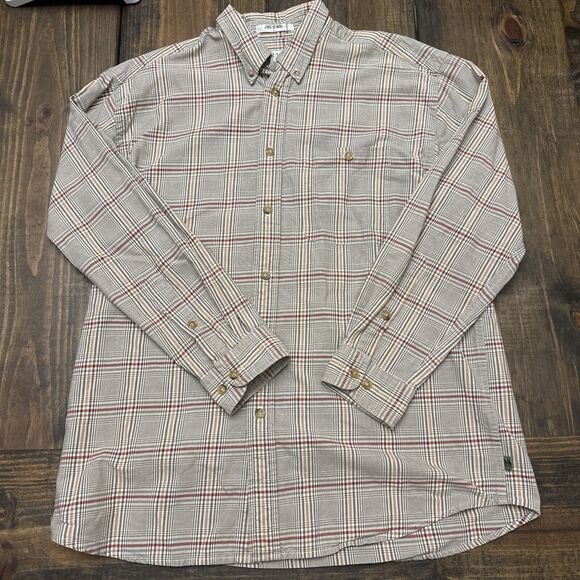 Orvis Gray Casual Button Down Shirt with Classic Style - Picture 1 of 5